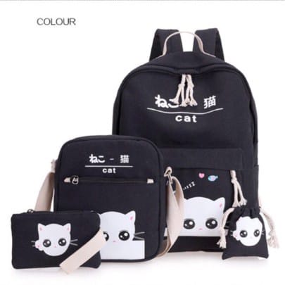 TAS SEKOLAH ANAK MINICAT / TAS ANAK SEKOLAH ANAK PEREMPUAN / TAS BACKPACK ANAK