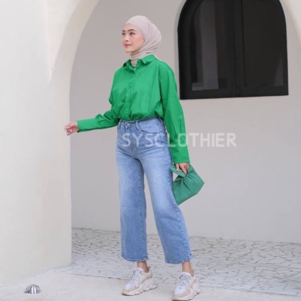 CELANA JEANS WANITA OMNIA KULOT JEANS-SYS CLOTHIER