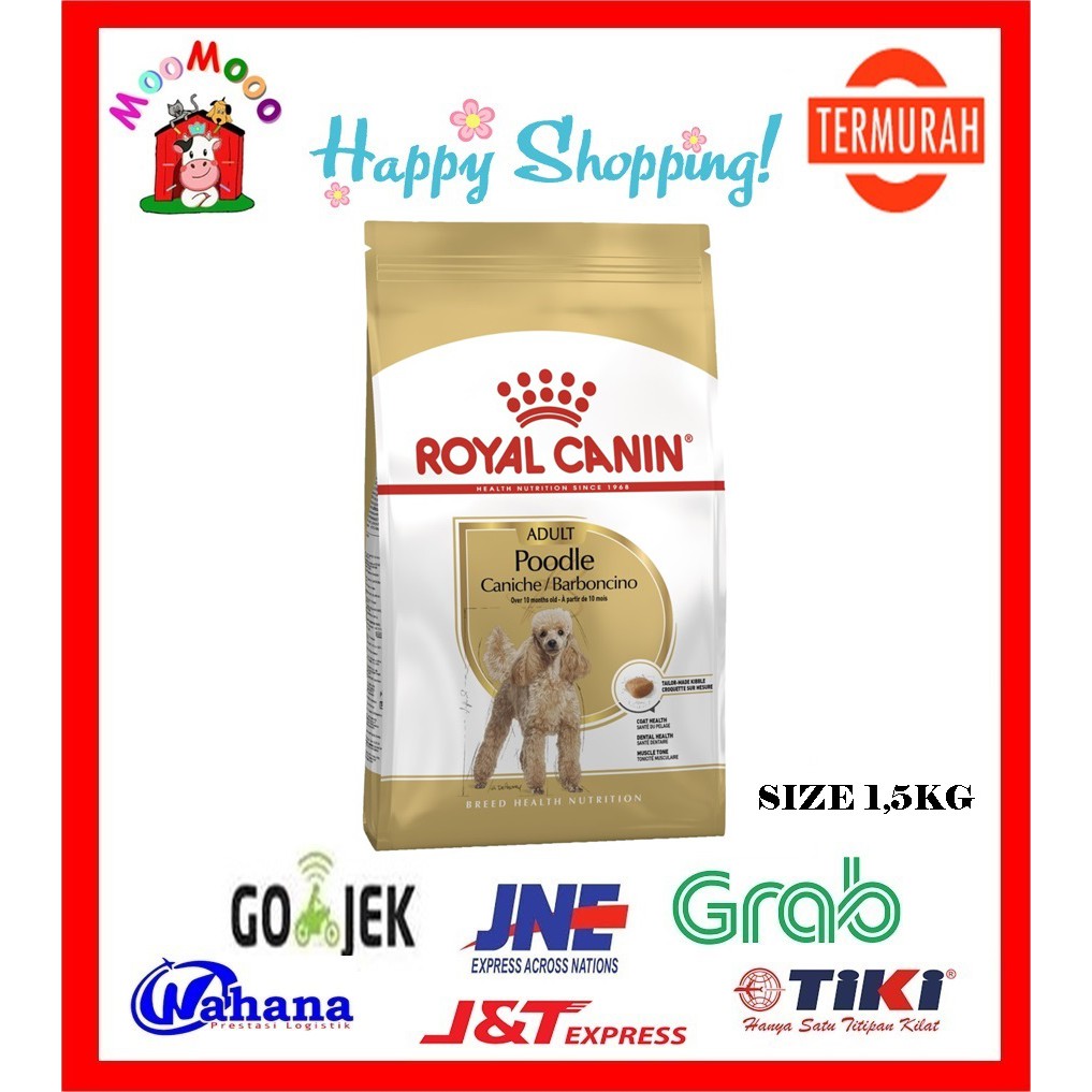 Royal Canin Poodle Adult 1,5 Kg - Makanan Anjing