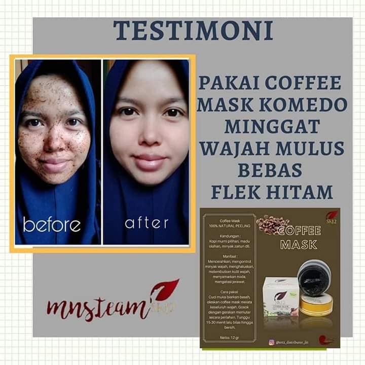 Coffee Mask SR12 | Masker Wajah SR12 Skincare | Masker Kopi | Perawatan Wajah | Pembersih Wajah SR12