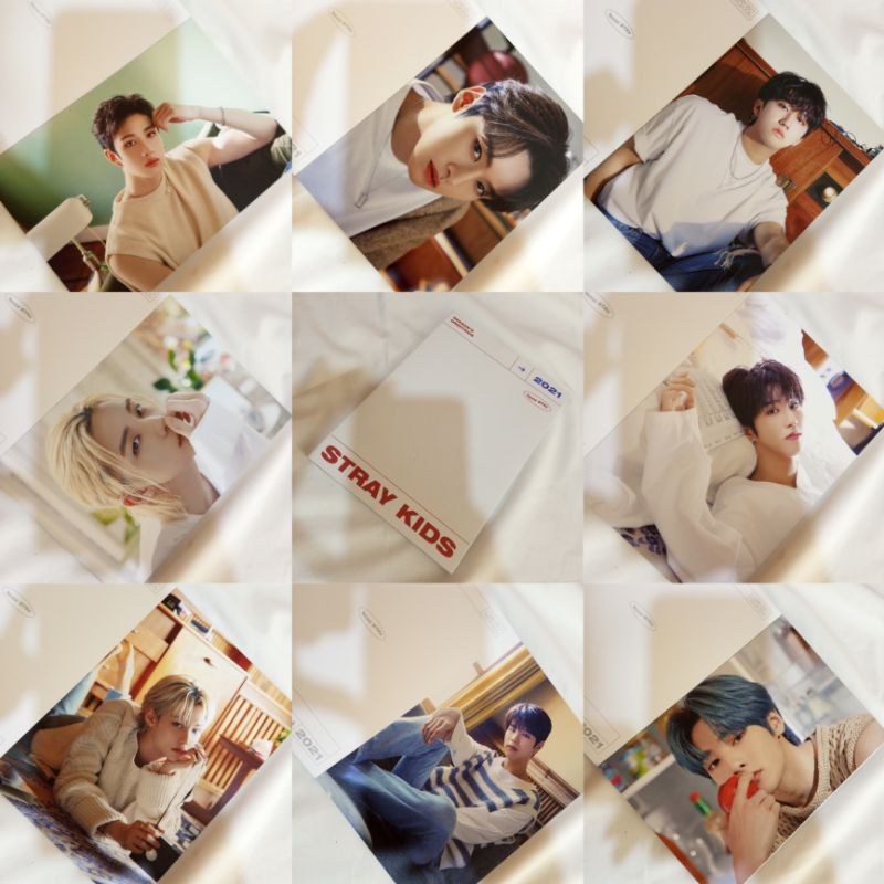 Jual SKZ Postcard Book Stray Kids Season Greetings SG 2021 (Sharing satuan) Shopee Indonesia
