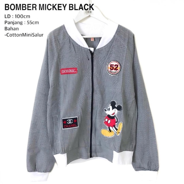 BOMBER MICKEY BLACK
