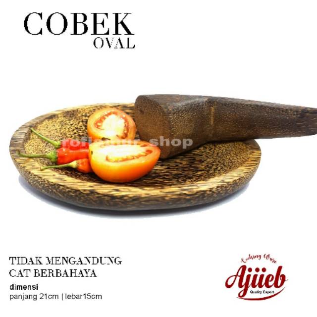 Cobek oval /cobek aren/ulek ulek /cobek/cobek kayu