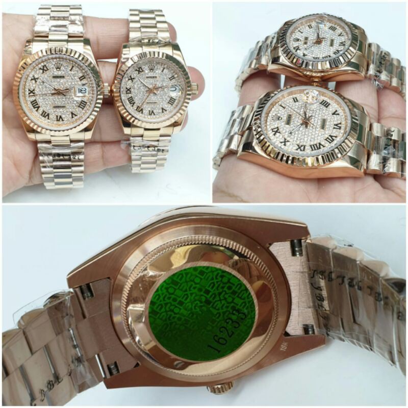 JAM TANGAN COUPLE ROLEX OYSTER AUTOMATIC JAPAN GRADE AAA+