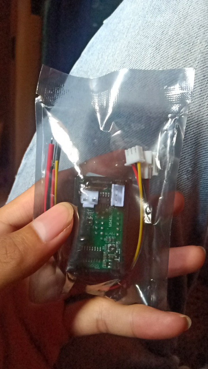 Voltmeter Ammeter Digital Dc 100v 10a Warna Biru + Merah