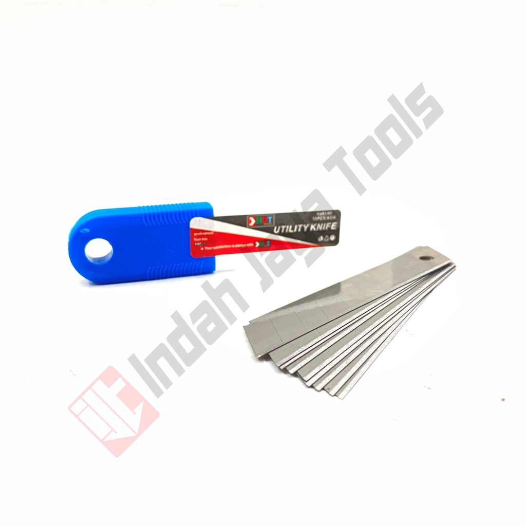 

HDT ISI CUTTER 10 Pcs - Mata Pisau Kater Besar 18 mm Refill Blade
