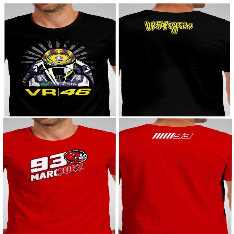 Kaos Distro Rossi & Marquez