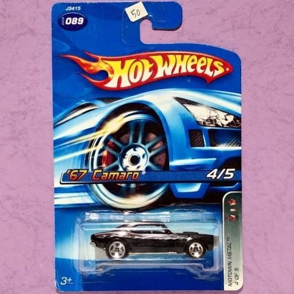 Hot Wheels 67 Camaro (open cap+varian ban)