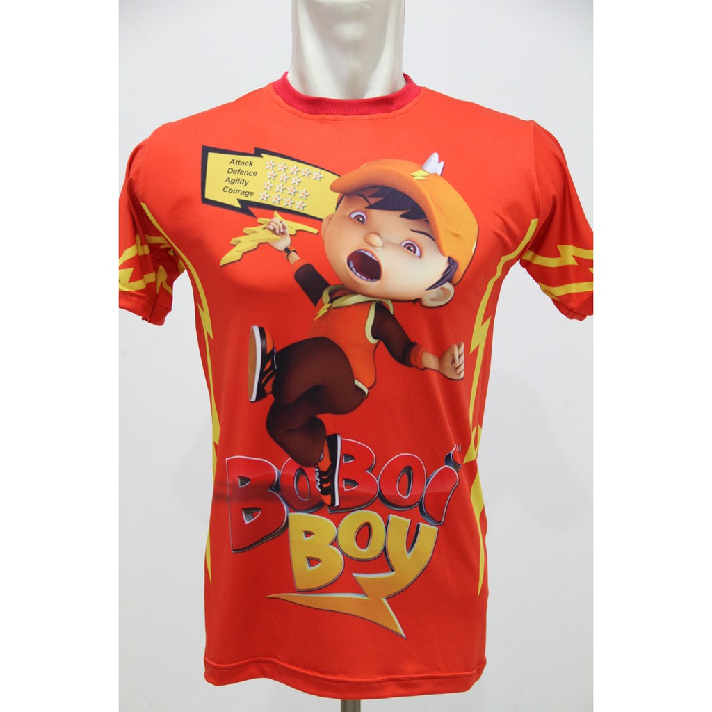 baju kaos kostum super hero olahraga renang anak costume bobo boy boboboi ulang tahun
