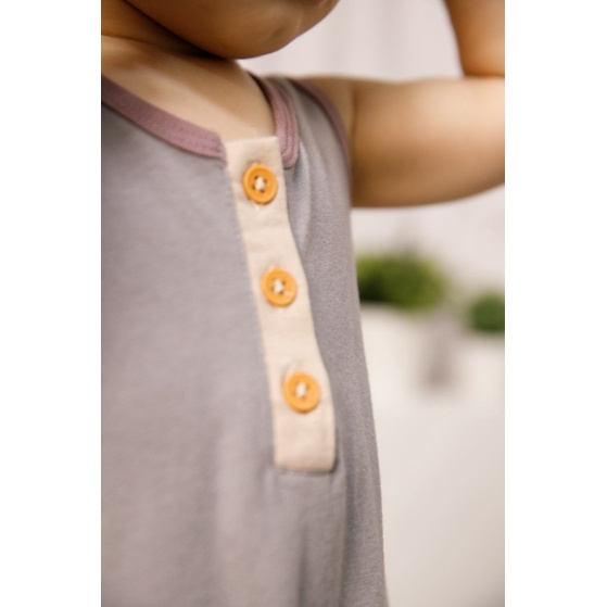 Kottonville - Essentials Jin Jumpsuit 0M - 2Y Printed and Solid Color Motif Jumpsuit Kutung Unisex CBKS
