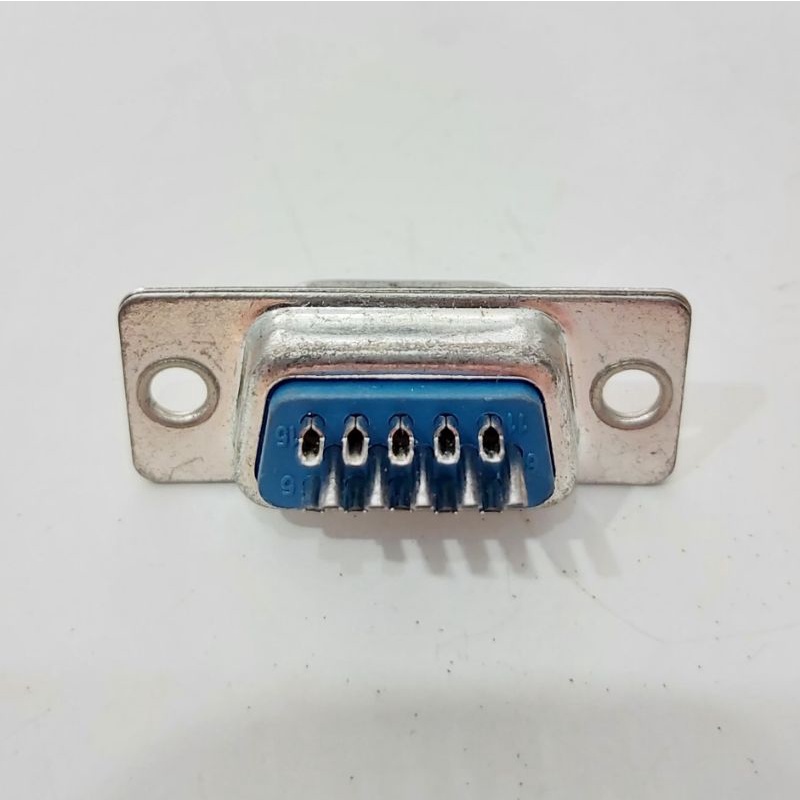 Konektor Adapter VGA Female Soket Betina 9 Pin Kaki