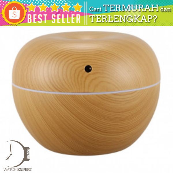 Taffware Ultrasonic Humidifier Aroma Essential Oil Diffuser Wood Design 130ml - AUG17 - Wooden