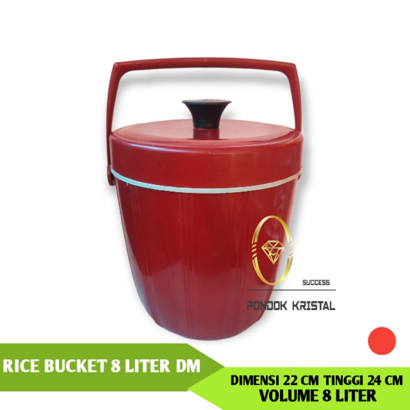 Bos Nasi 8 Liter DM / Bos Nasi hot and cold / Box Nasi / Rice Box / Ice Box / Thermos Nasi
