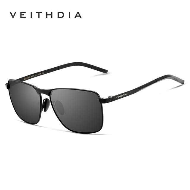 Grab Medan Kacamata Vintage UV Polarized Sunglasses - 2462 Veithdia