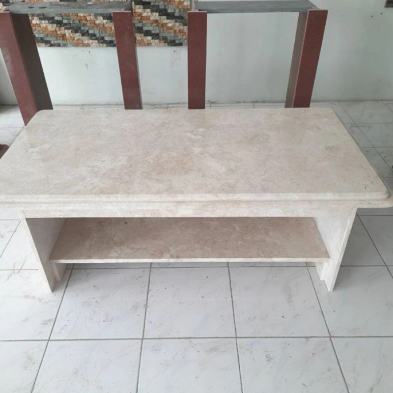 Meja Tamu Marmer Kotak