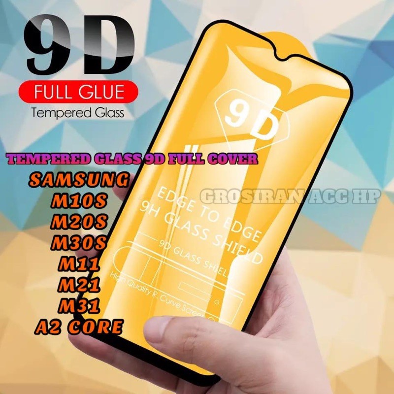 SAMSUNG A02S M10S M20S M30S M11 M21 M31 A2 CORE Tempered Glass full lem 5D 6D 9D Screen Protector