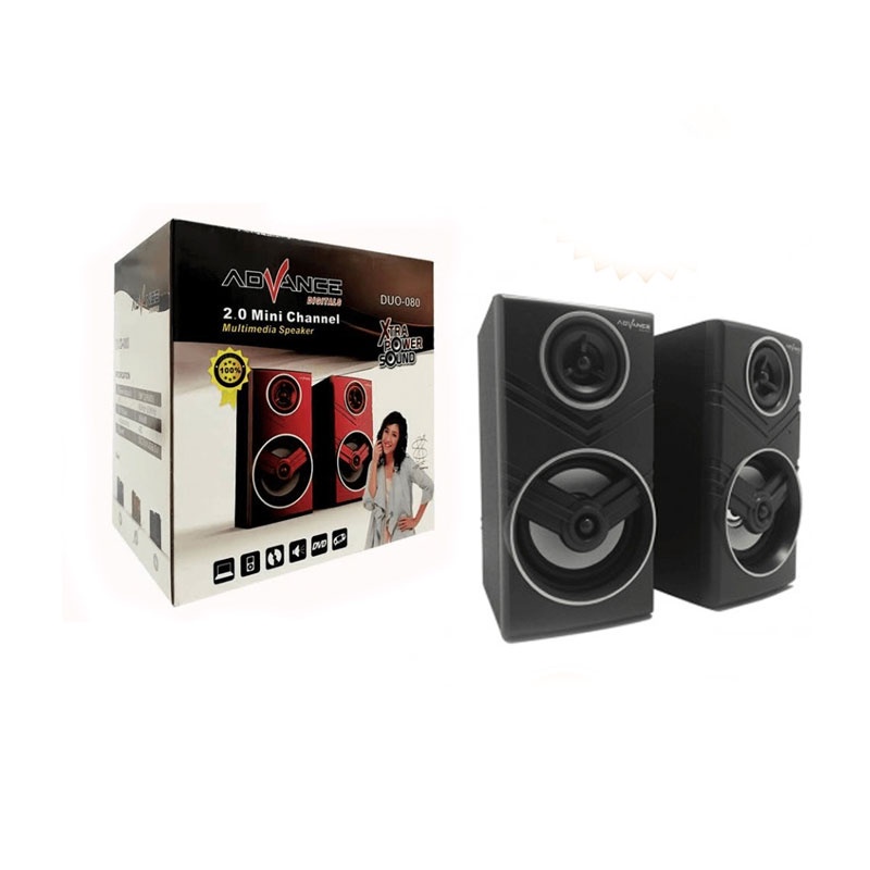 [DEASHOP] SPEAKER DUO 80 - MULTIMEDIA SPEAKER PC NOTEBOOK LAPTOP - EXTRA POWER SOUND DUO 080 | Garansi Resmi