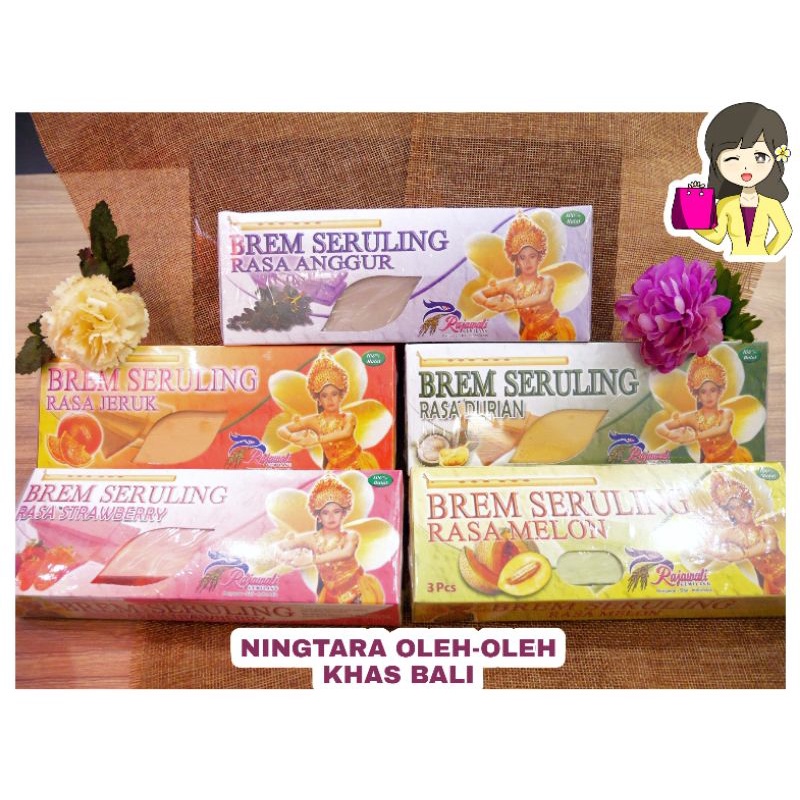 

BREM SERULING RAJAWALI GEMILANG KHAS BALI RASA ANGGUR, DURIAN, JERUK, MELON, STRAWBERRY