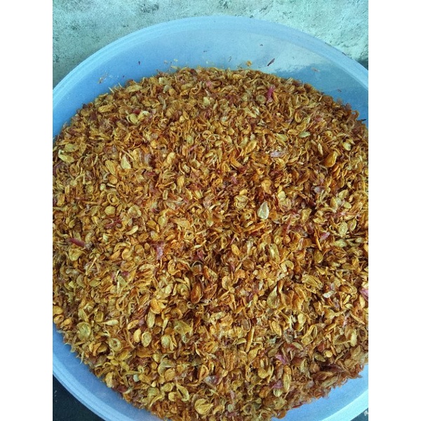 

Brambang goreng tanpa tepung