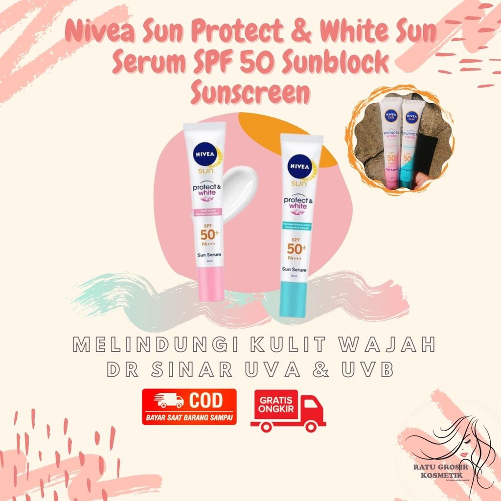 SERUM WAJAH nivea FOUNDATION sun screen PELEMBAB WAJAH perawatan wajah KRIM PELEMBAB  A05