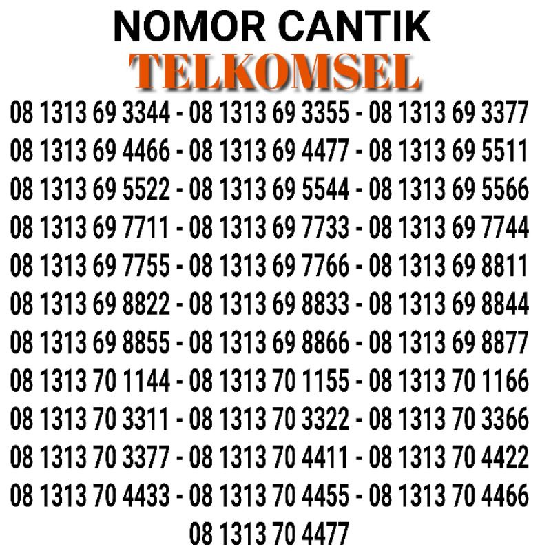 NOMOR CANTIK bisa sakti cobo seri 1313 xx AABB