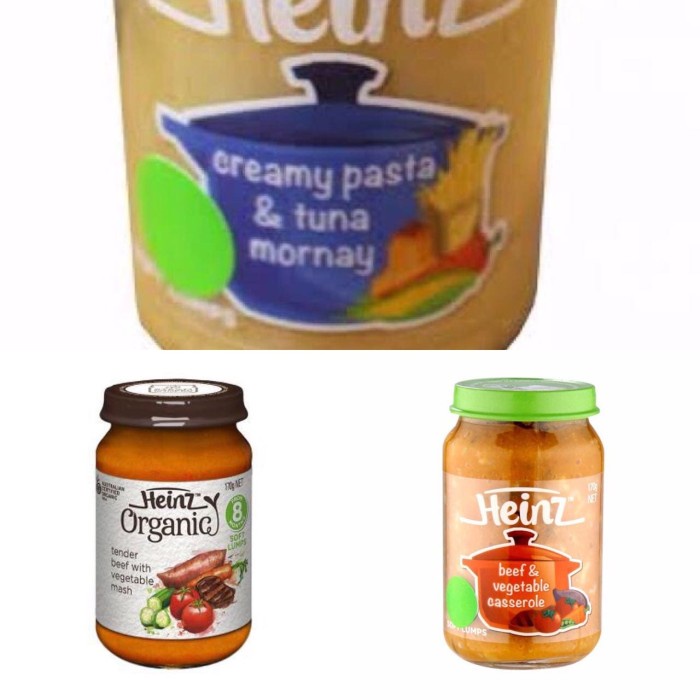 Heinz Farley Mum Recipe (Tender Beef, Organic, Veggie Mash)