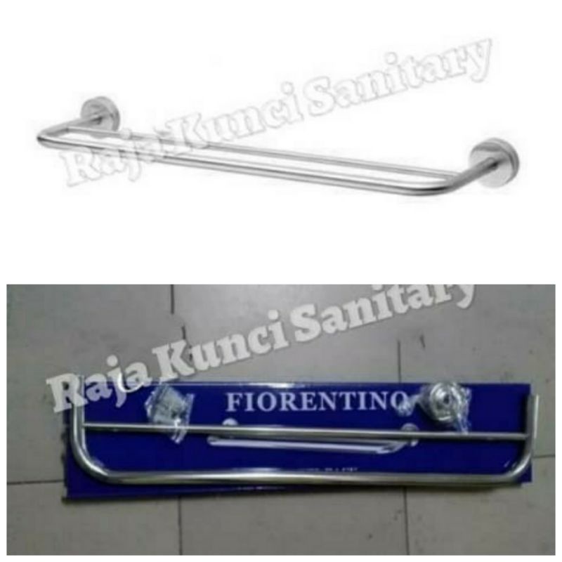 Gantungan Handuk Stainless FIORENTINO/Rak Handuk/Cantolan Handuk 60cm Stainless