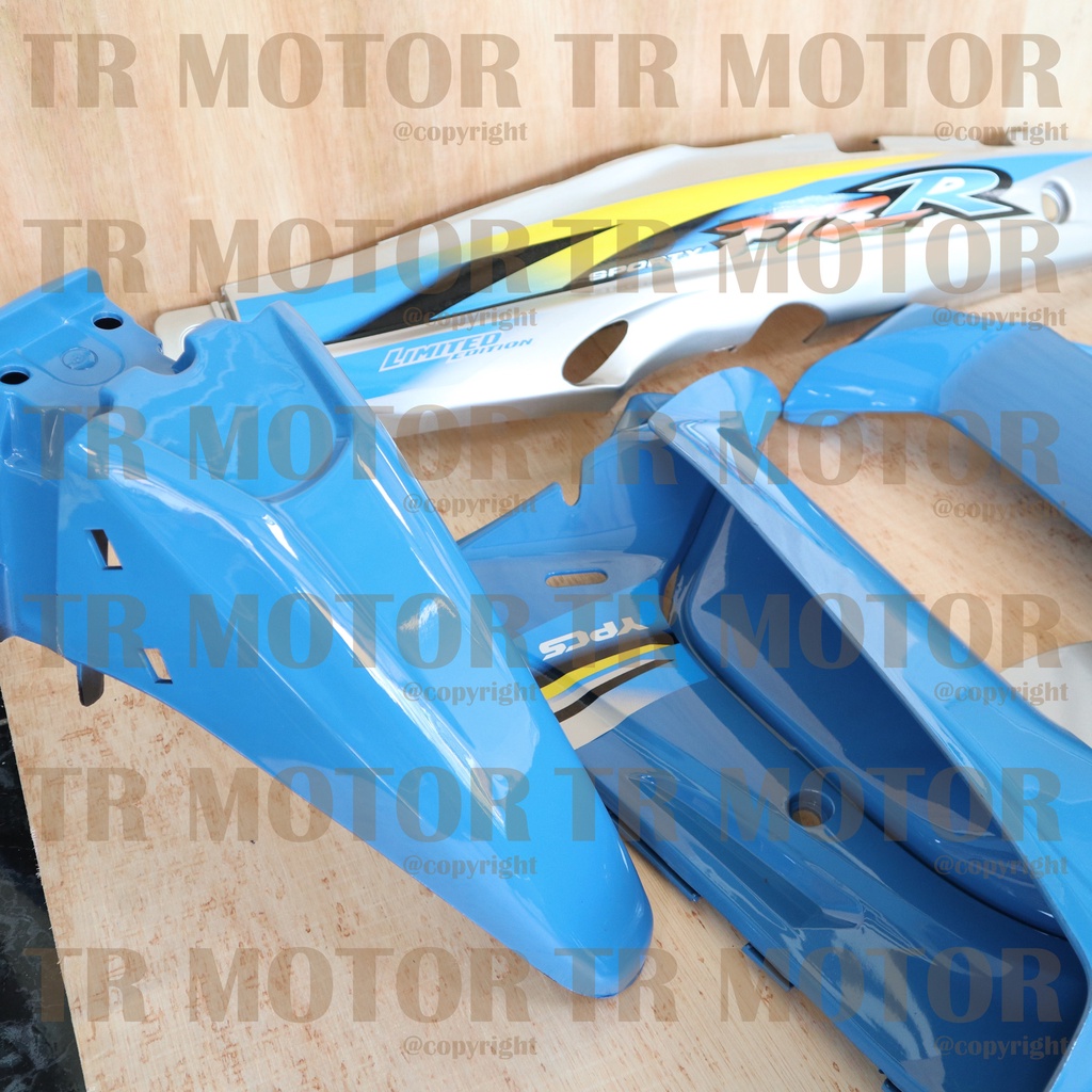 Cover Body Fizr F1zr Limited Edition Biru Muda Full Set Halus Cover Bodi Yamaha Fiz r