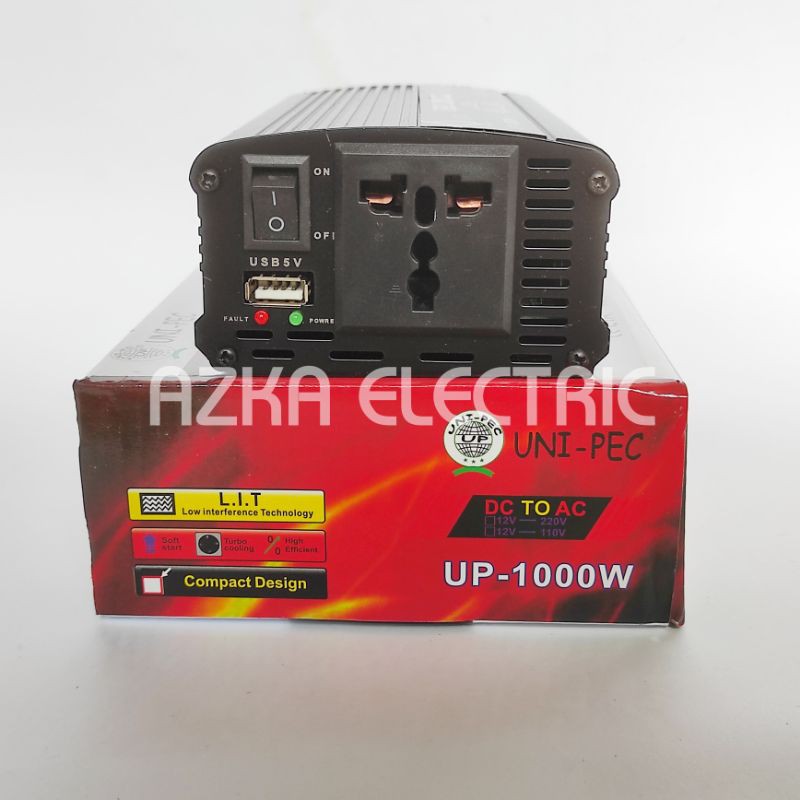 Power Inverter 1000 Watt / Inverter DC To AC 1000W Unipec