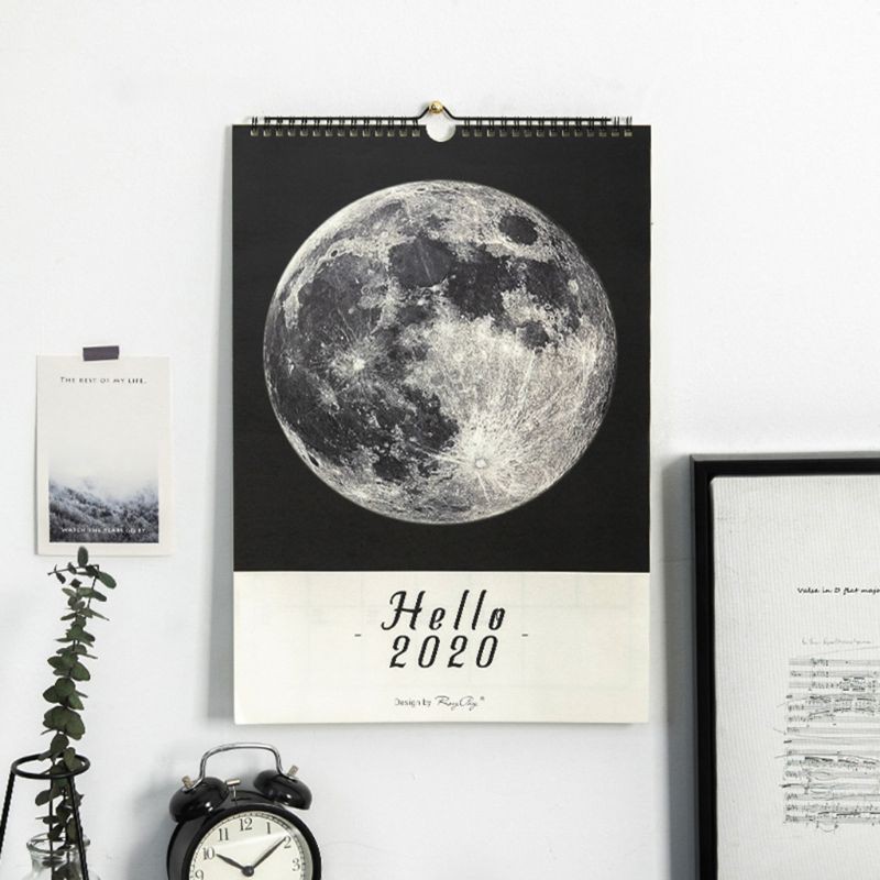 

Free Ongkir ya New Nordic Style Wall Calendar Hand Painted Schedule DIY Simple Notepad Calendary