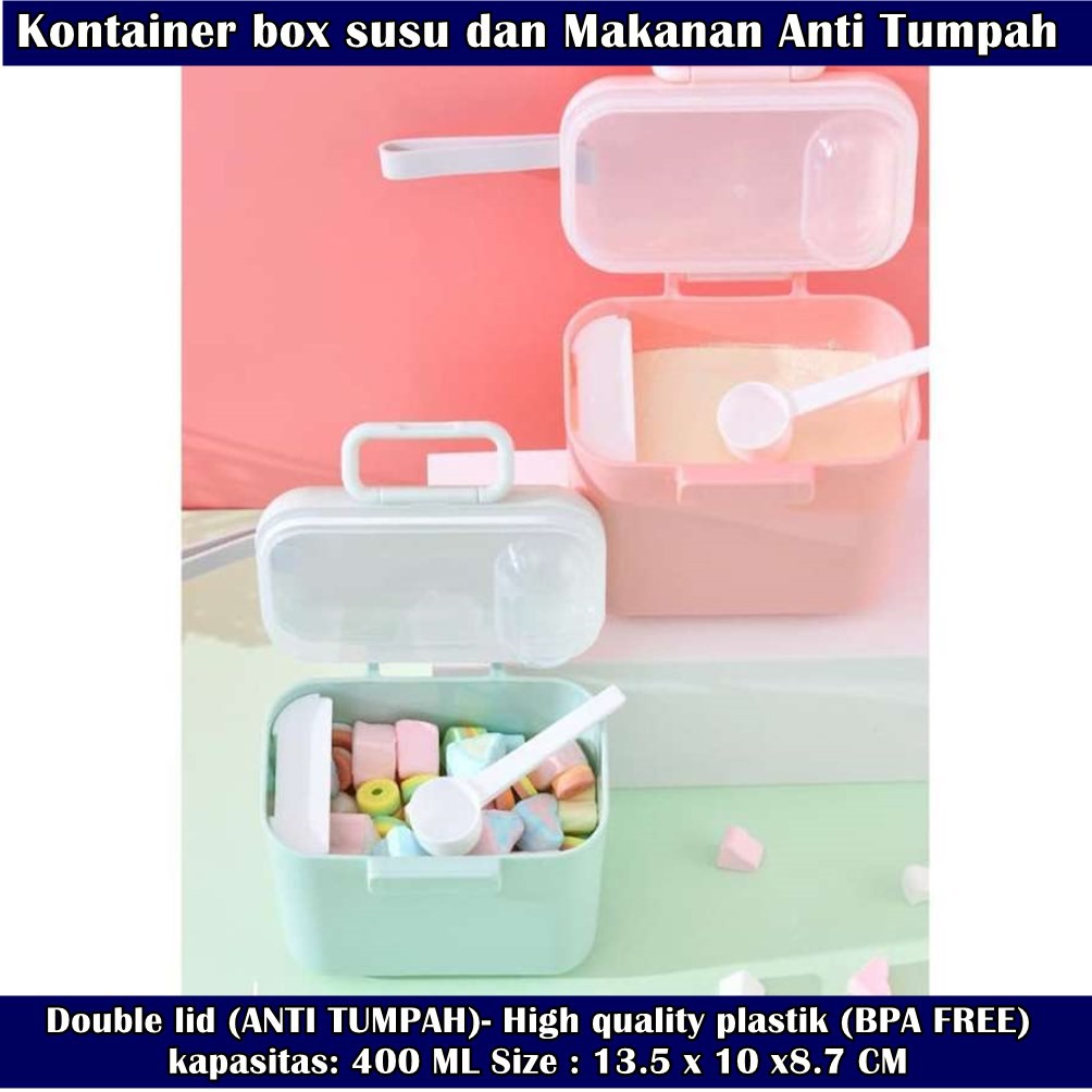 Box susu formula portabel Penyimpanan susu bubuk formula