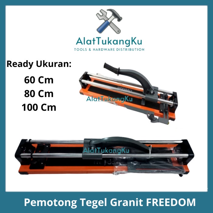FREEDOM Mesin Pemotong Keramik Tegel Granit Laser ukuran 60 80 dan 1 Meter / Alat Potong Kramik Lant