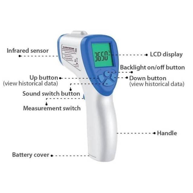 Thermometer Infrared Forhead Non Contact