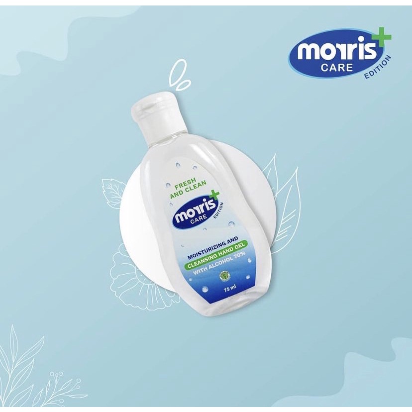 Hand Sanitize Morris Care Gel - Botol Fliptop Kemasan 75 ml