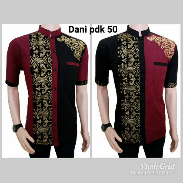 Ide Model Baju  Batik  Kombinasi Warna  Merah  Jazz Roots 