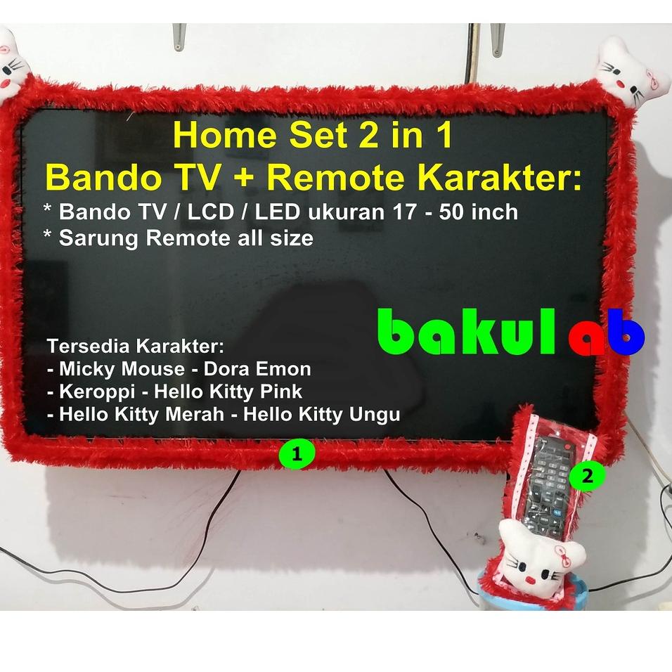 Order Sekarang BANDO TV LCD LED + SARUNG REMOT - UKURAN 39 - 40 - 42 - 43 INCH