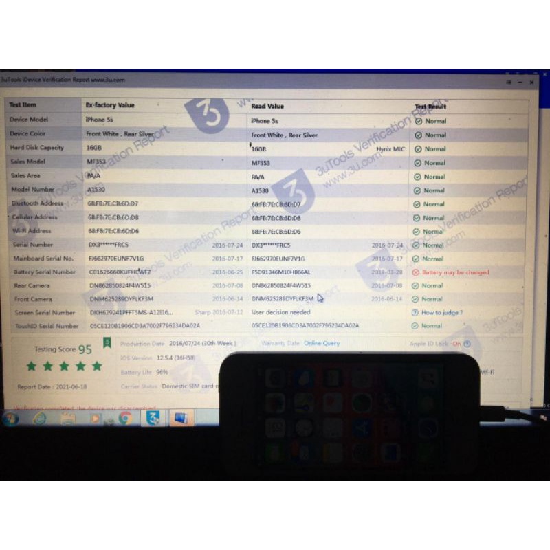 iphone 5s/16 bypass wifi premium