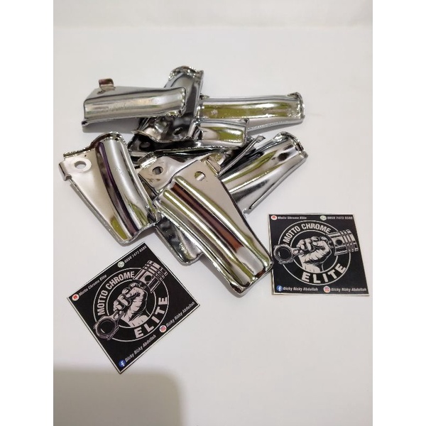 PLAT DUDUKAN KABEL KOPLING TIGER REVO ORIGINAL CHROME