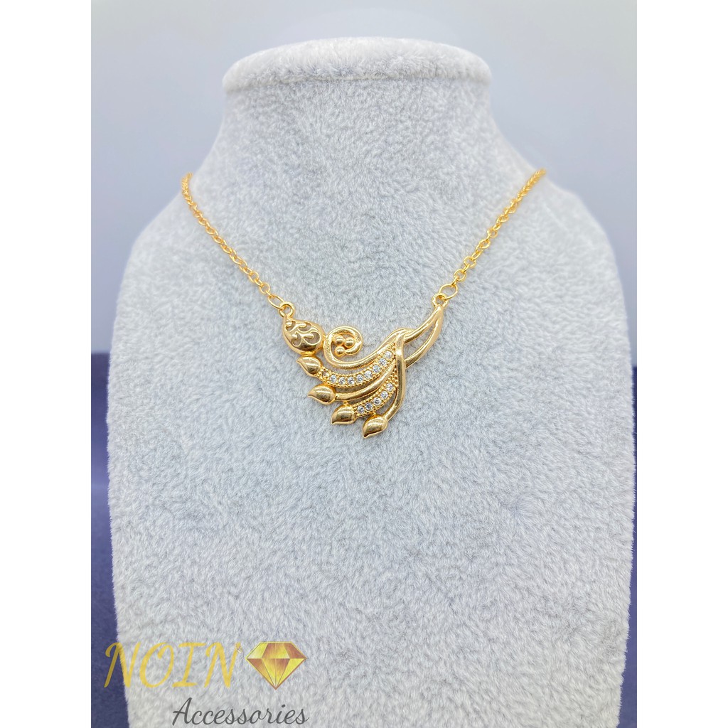 [NOIN] Kalung Koye Permata Lapis Emas 18K Aksesoris Wanita KLE-010