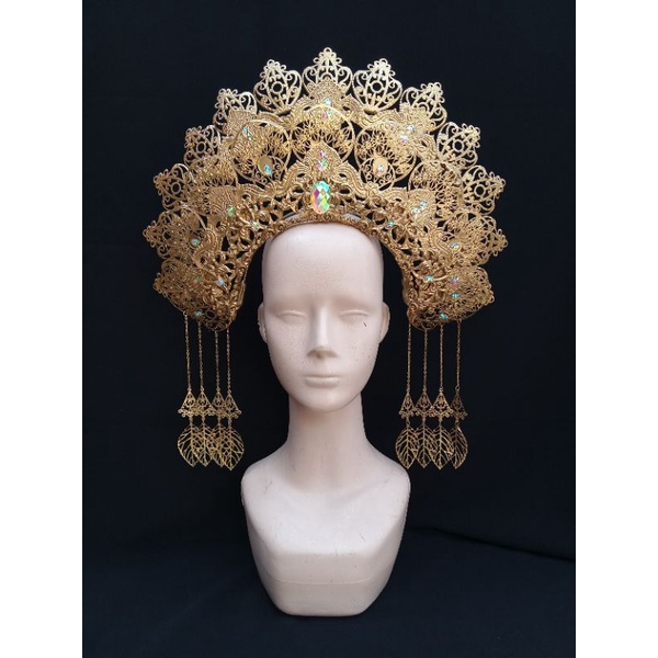 headpiece mahkota suntiang/sunting padang minang modifikasi