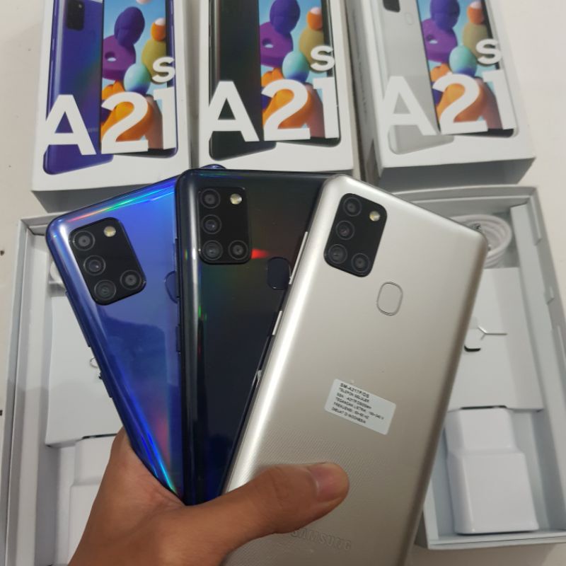 Samsung A21S 6/128GB Ex. SEIN Fullset Original Second Mulus