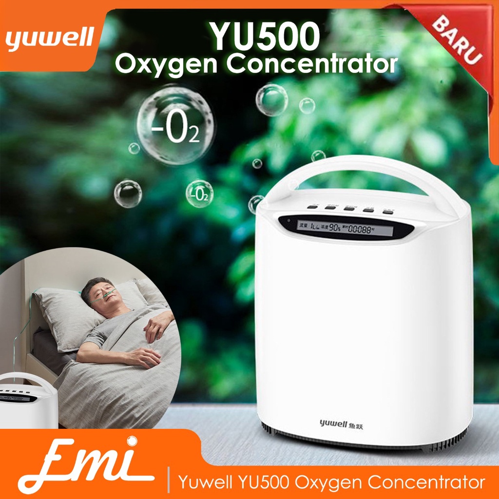 Yuwell YU300 / YU500 Oxygen Concentrator Homecare Mesin Generator Oksigen