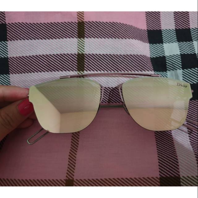Kacamata Dior Pink FREE KOTAK DIOR Preloved