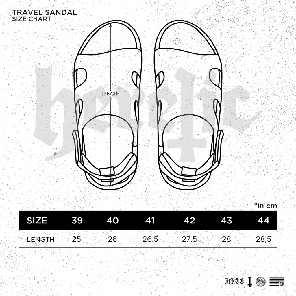 Heretic - Travelling Sandals / Sendal Travel - Snake Eye