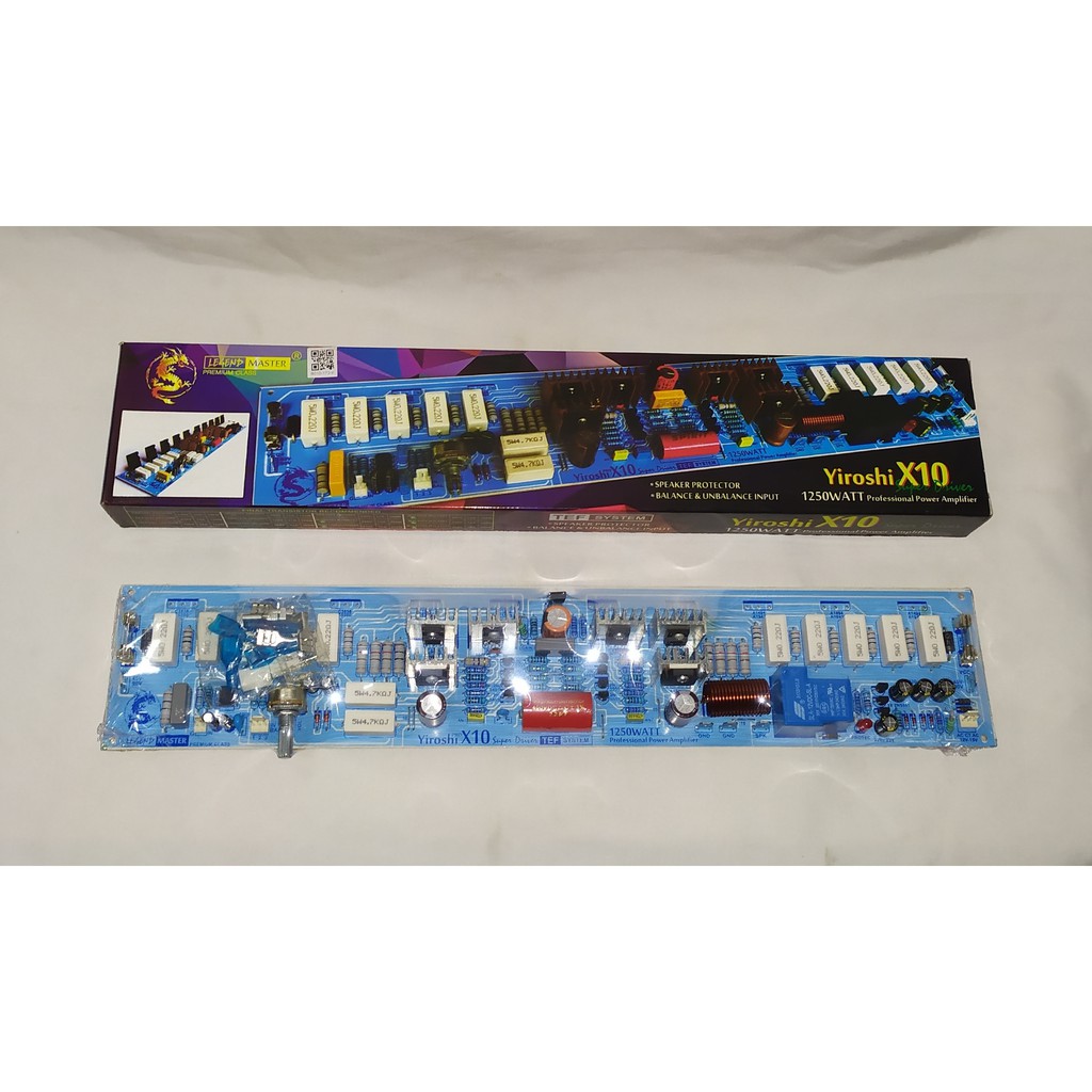 Kit YIROSHI Kit Power Amplifier YIROSHI X10 TEF System 1250 Watt Mono-B010-172