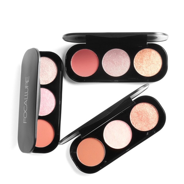 ★ BB ★ Focallure Trio Blush Highlighter New FA 26 | FA26