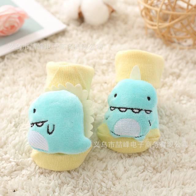 Kaos kaki bayi boneka 3D animal anti slip prewalker/kaos kaki karakter