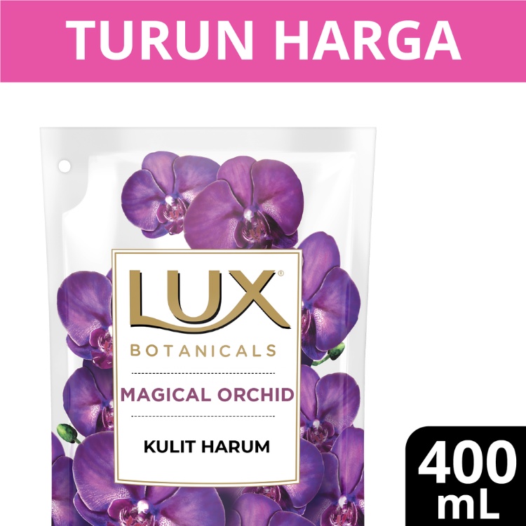 Promo Harga LUX Botanicals Body Wash Magical Orchid 400 ml - Shopee