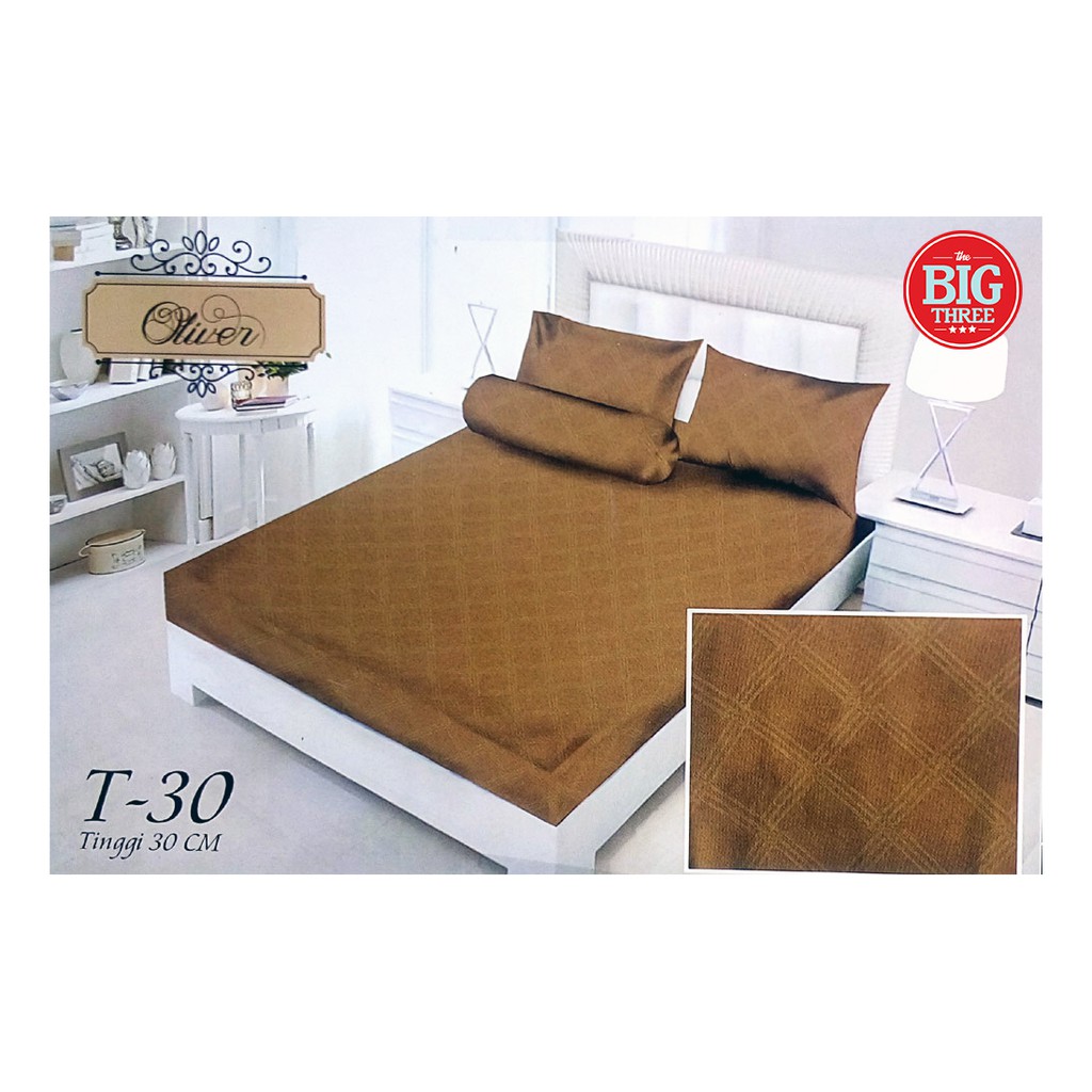 KINTAKUN ZAQUARD Sprei 180X200 / 160x200 TINGGI 30 warna SALEM HIJAU BIRU - 180 160 T30 SP POLOS