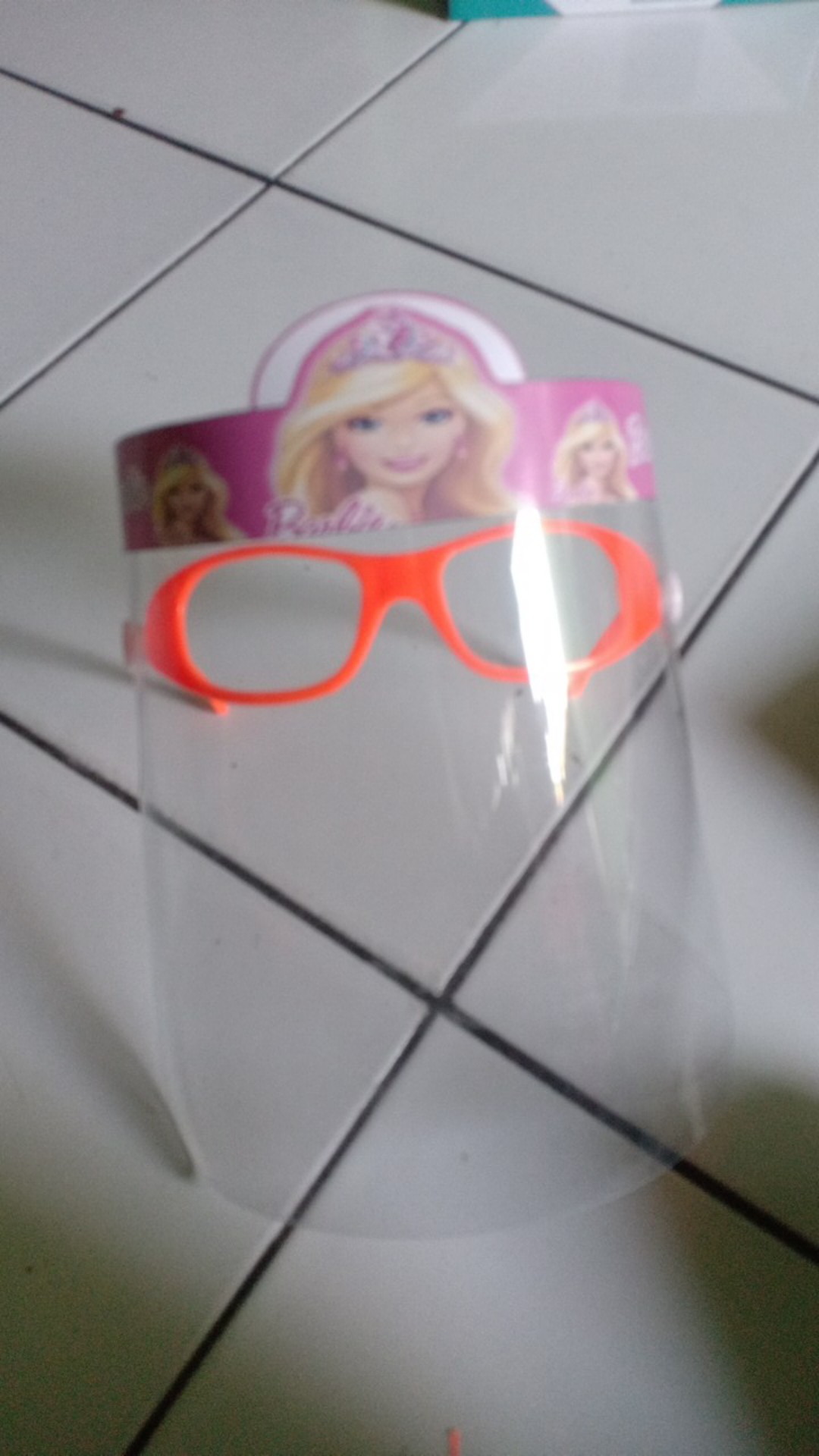 Kacamata Anak Face Shield Karakter Anti Virus